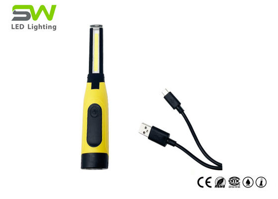 磁石およびクリップが付いている小型USBの手持ち型の再充電可能な導かれた仕事ライト
