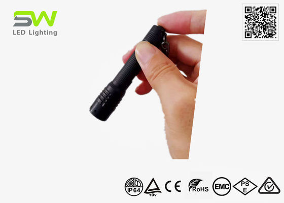 電池式小型アルミニウム調節可能な焦点LEDの懐中電燈AAA