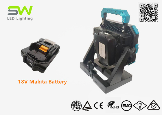 高功率60W LED 手作業ライト 三脚 搭載 18V 電動工具 バッテリー