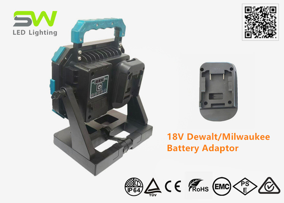 高功率60W LED 手作業ライト 三脚 搭載 18V 電動工具 バッテリー