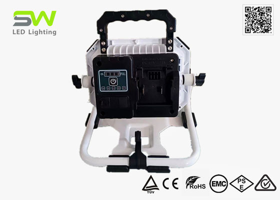 100W 10000 ルメン 18V 電動工具 バッテリー駆動 金属スタンド付き ワークライト