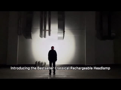 マグネティック 再充電可能な高ルメン LEDヘッドランプ 赤い警告ランプでズーム可能